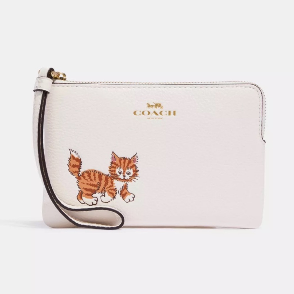 Coach Dancing Kitty wristlet